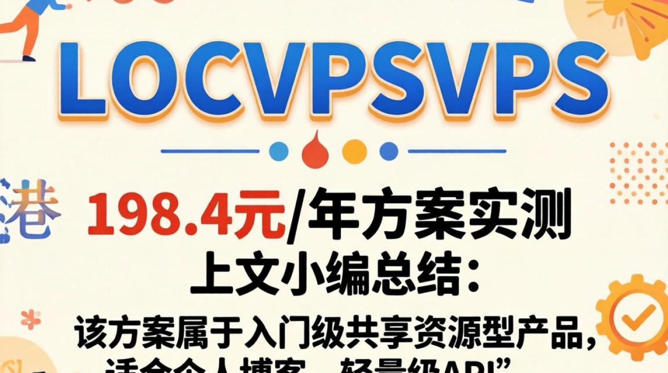 香港LOCVPSVPS测评：198.4元/年方案实测对比