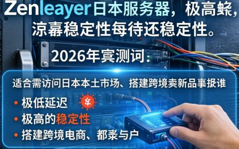 Zenlayer日本服务器测评，实测数据与性能表现，Zenlayer日本服务器好用吗