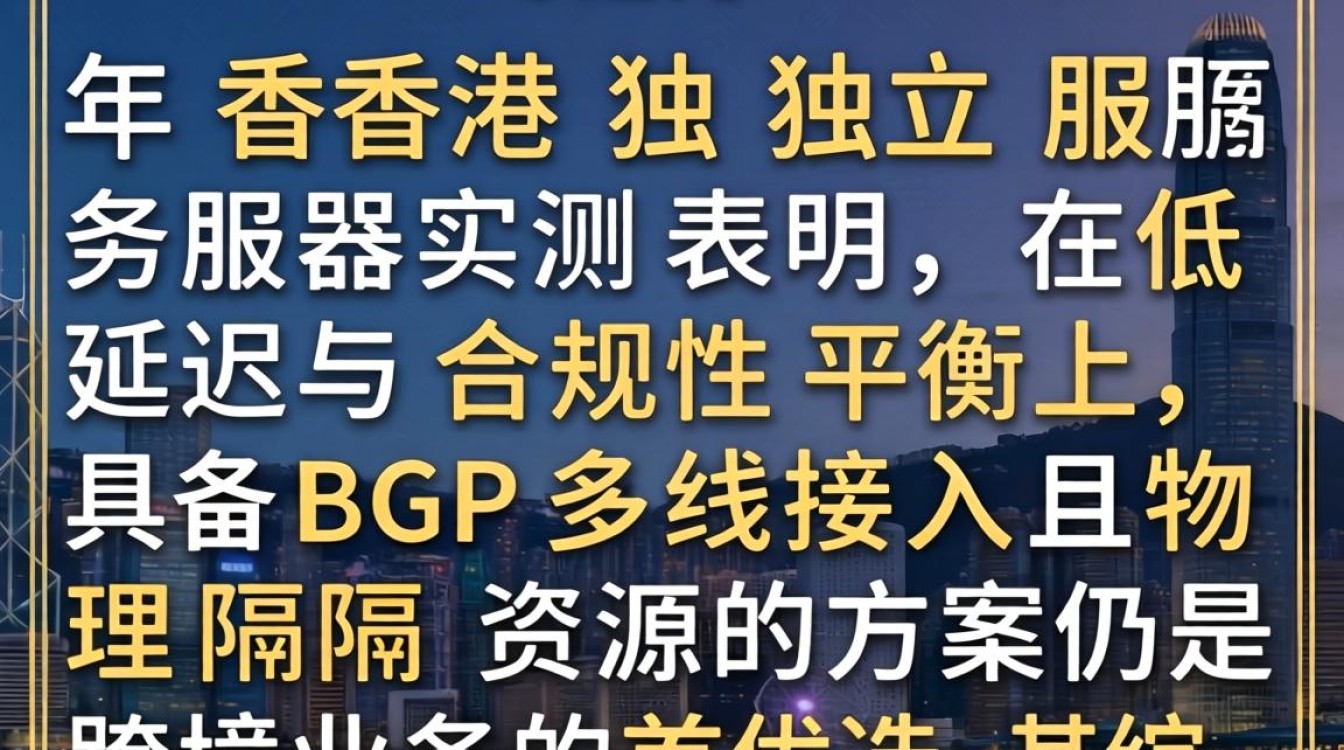 香港独立服务器测评:实测体验与数据对比 香港独立服务器测评:实测体验与数据对比