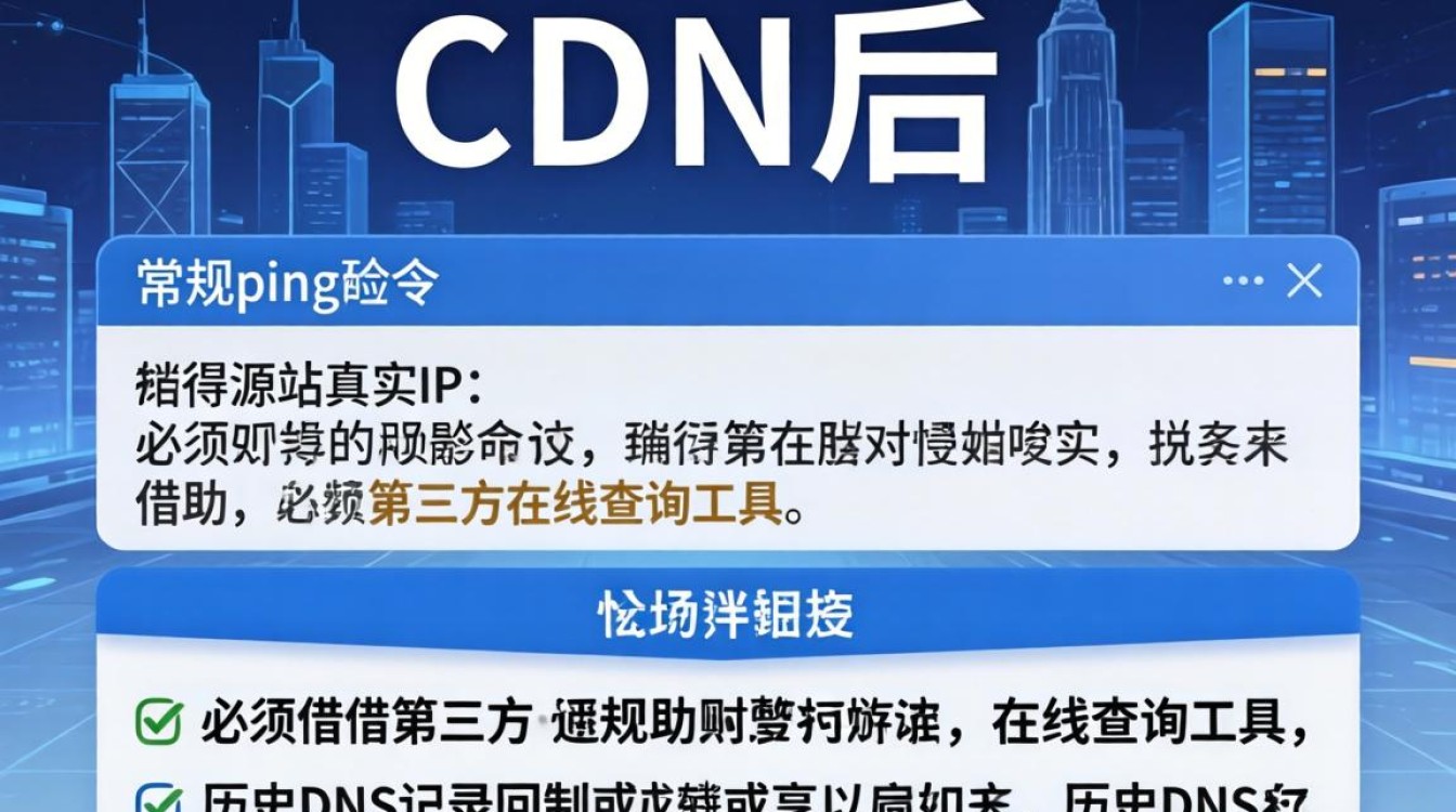 用了cdn怎么查ip 用了cdn怎么查ip