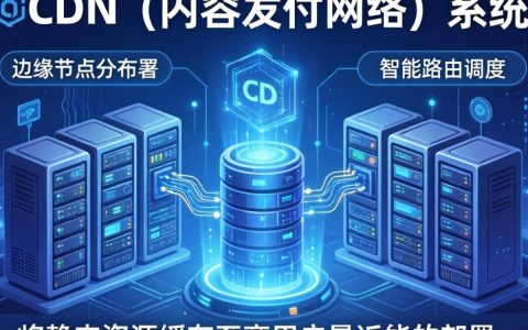 cdn系统网络技术是什么，CDN加速原理