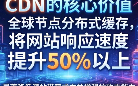 CDN有什么好处吗，CDN加速原理及优势详解