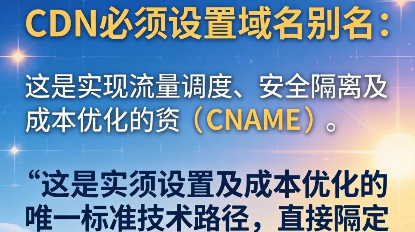 cdn要设置域名别名 cdn要设置域名别名