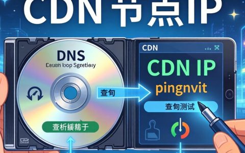 如何获取cdn节点ip，cdn节点ip怎么查