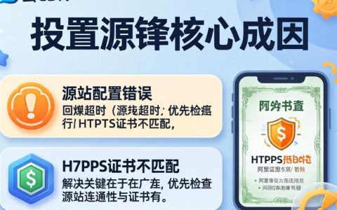 阿里云cdn错误分析，阿里云cdn报错502