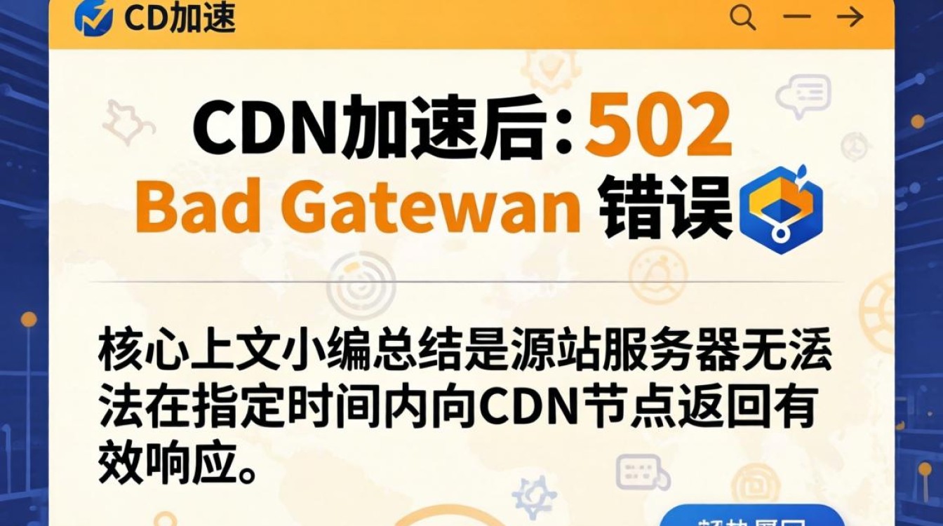 cdn加速后出现502 cdn加速后出现502