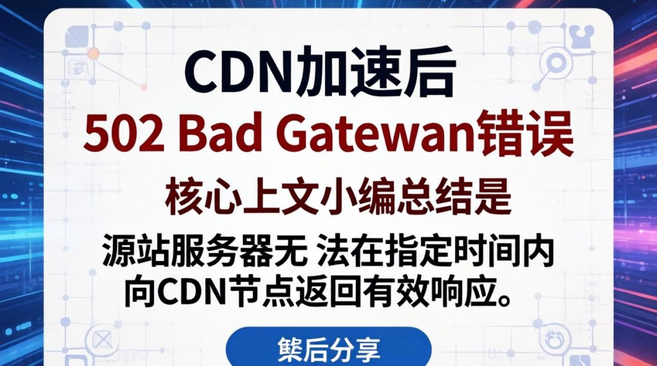 cdn加速后出现502 cdn加速后出现502