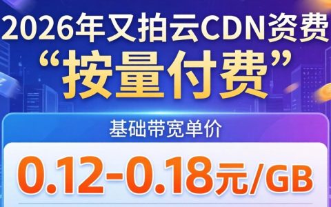 又拍云资费cdn多少钱，又拍云cdn计费方式