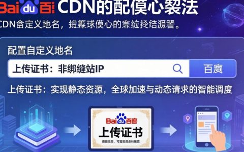 百度CDN怎么用？百度CDN加速配置教程