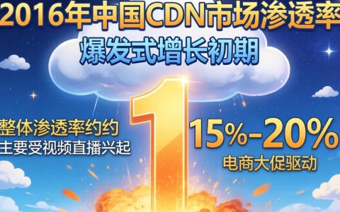 2016 cdn市场渗透率是多少，cdn市场渗透率