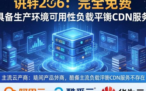 免费负载均衡CDN怎么用，负载均衡CDN