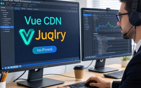 vue cdn引入jq报错？vue中如何使用jquery