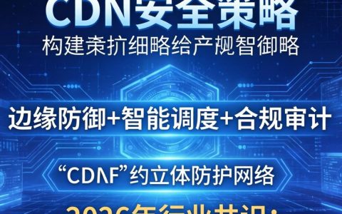 CDN安全策略怎么配置？CDN安全防护