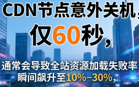 cdn关机60秒，cdn加速服务器突然关机怎么解决