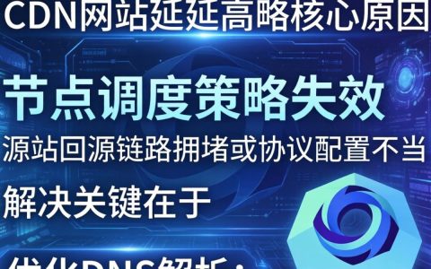 cdn网站延时高怎么办，cdn加速延迟高