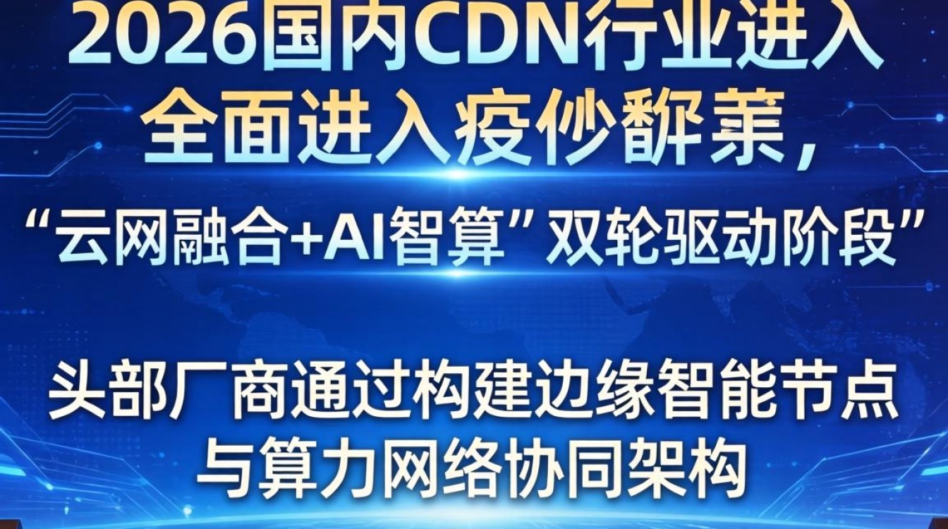 国内cdn行业布局