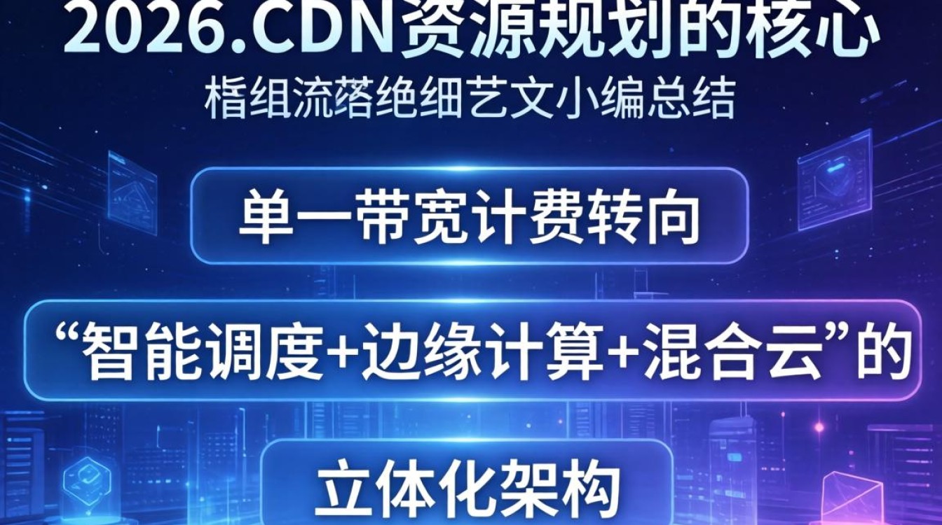 cdn资源规划方案 cdn资源规划方案