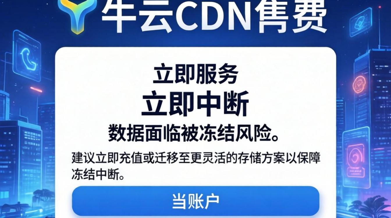 七牛cdn 欠费
