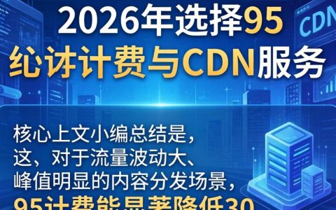 95计费和cdn怎么算，95峰值计费