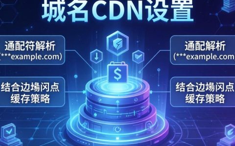 泛域名cdn怎么设置？泛域名cdn设置教程