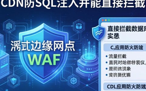 cdn防sql注入，cdn如何防止sql注入