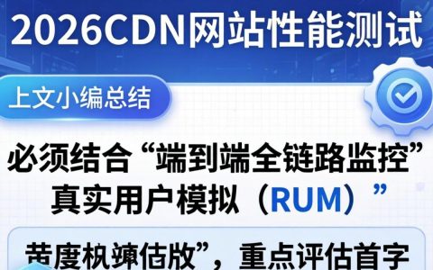 cdn网站性能测试怎么样，cdn加速效果