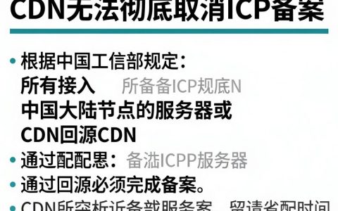 使用cdn取消备案真的可以吗？cdn加速需要备案吗