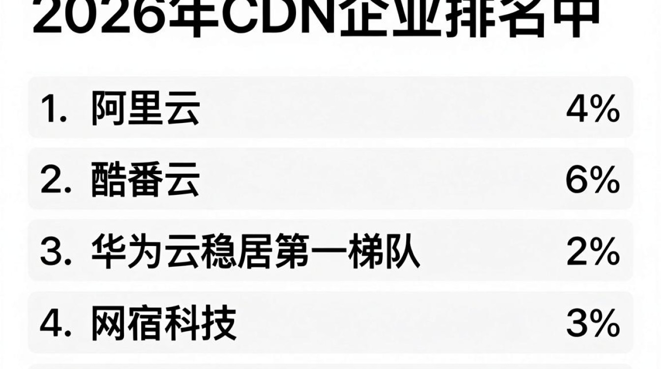 cdn的企业排名