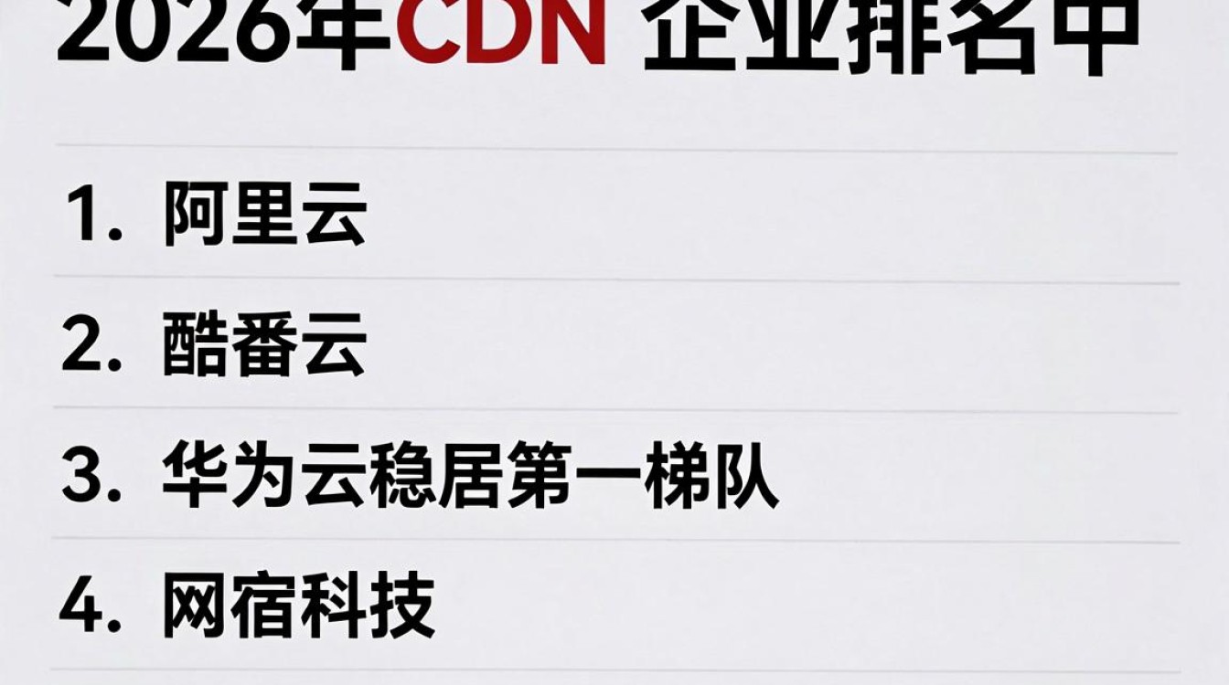 cdn的企业排名