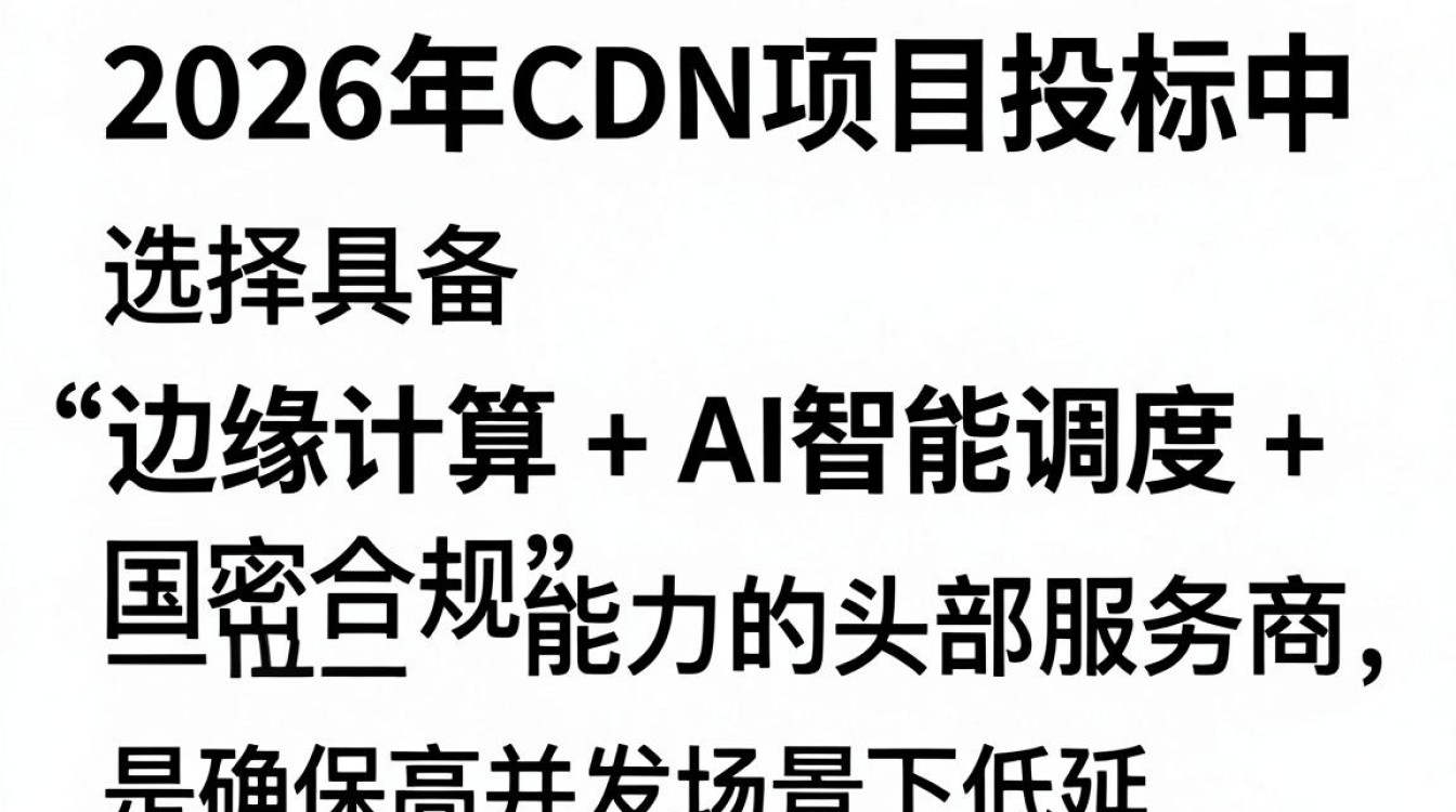 cdn项目投标素材 cdn项目投标素材
