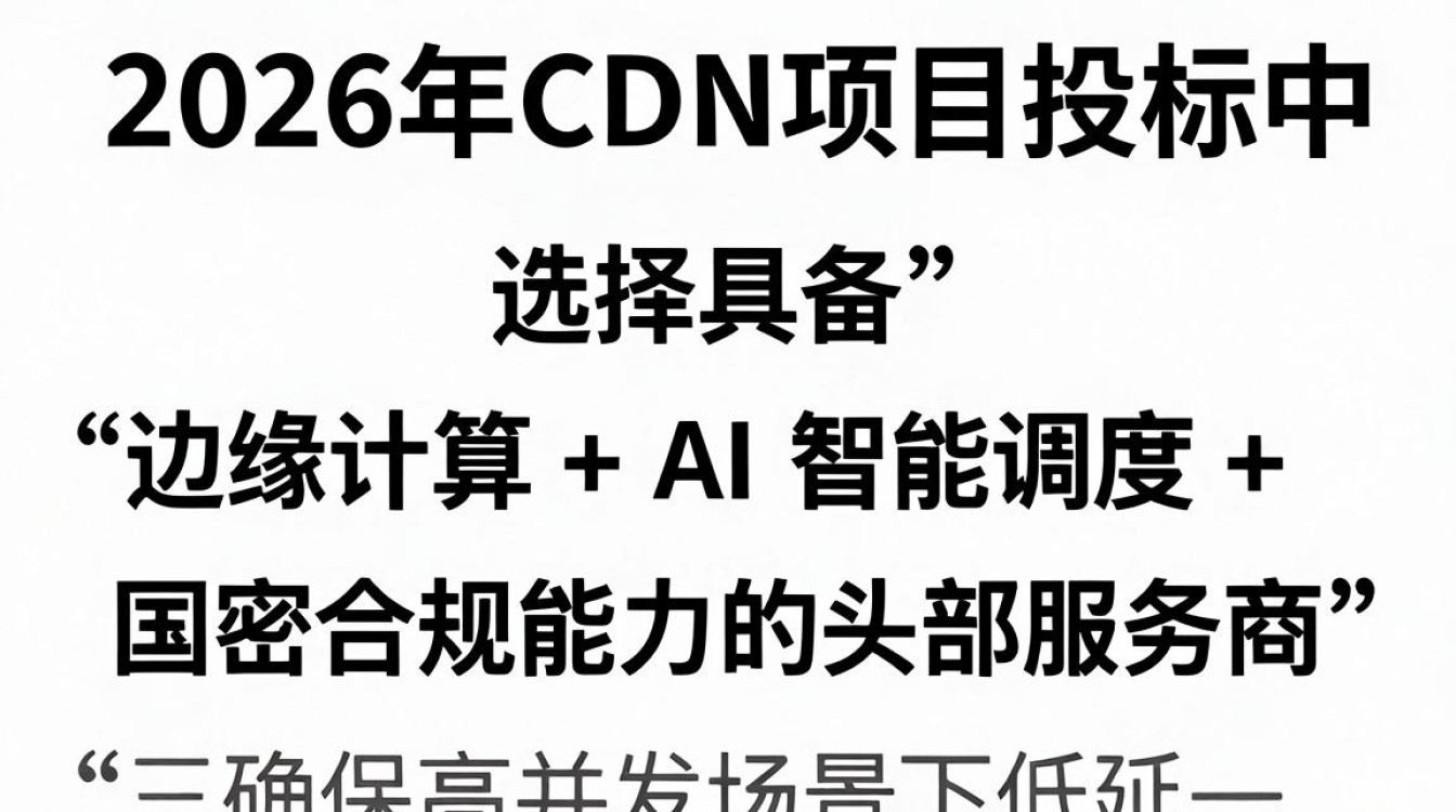 cdn项目投标素材 cdn项目投标素材