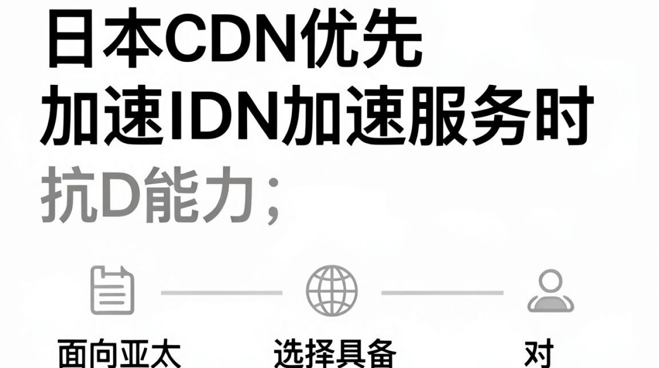 日本cdn加速服务 日本cdn加速服务
