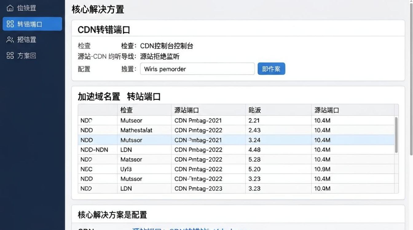 cdn转错端口 cdn转错端口