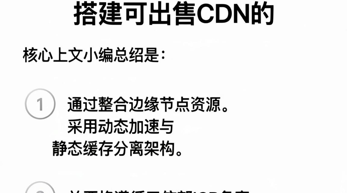 搭建可出售cdn