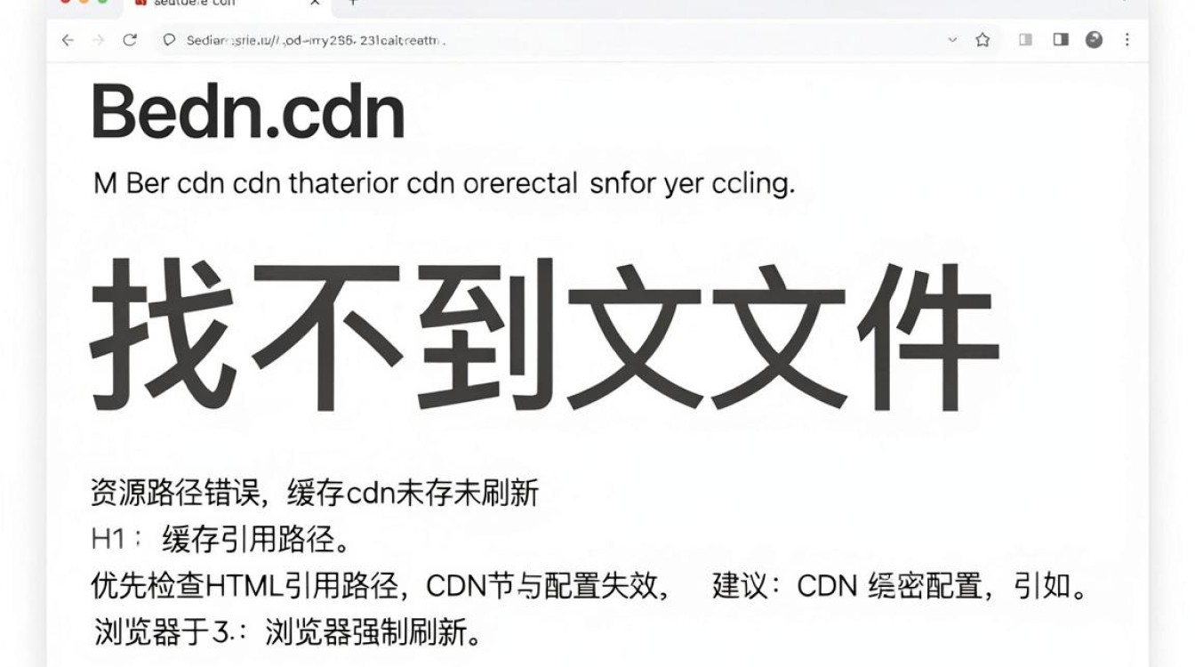 找不到文件cdn