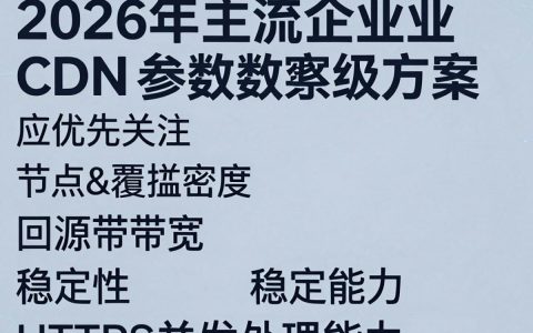 采购的cdn参数是什么？，cdn参数配置详解