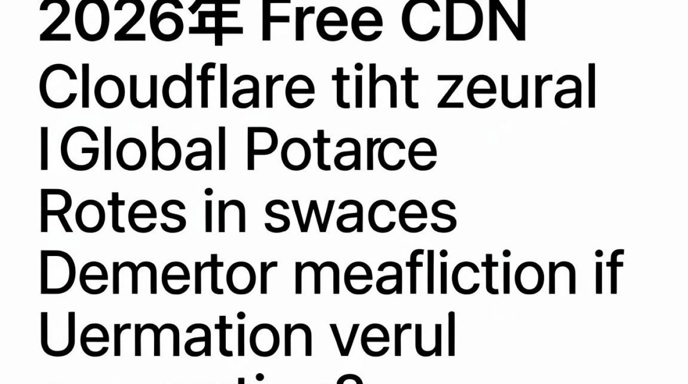 哪家免费cdn好用