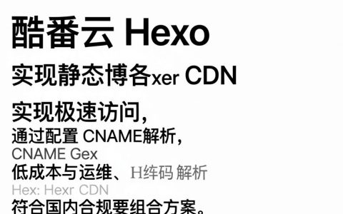 hexo酷番云cdn加速慢怎么解决，hexo配置CDN加速