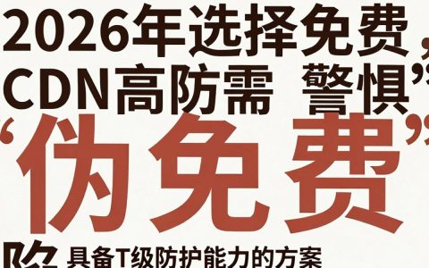 免费cdn高防是什么，免费cdn高防