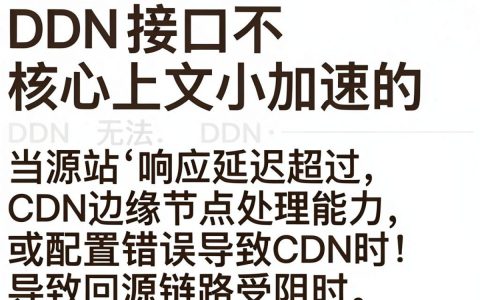 cdn接口不加速怎么办，cdn加速原理
