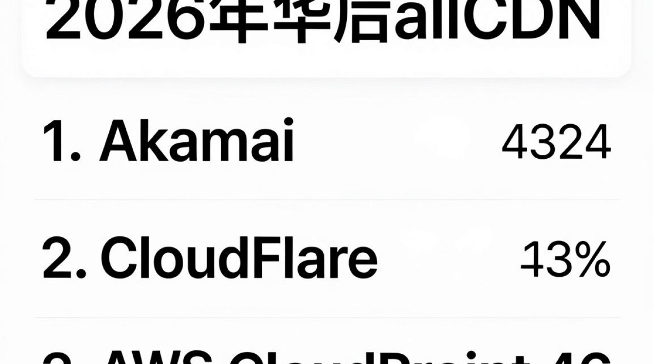 全球cdn企业排名 全球cdn企业排名