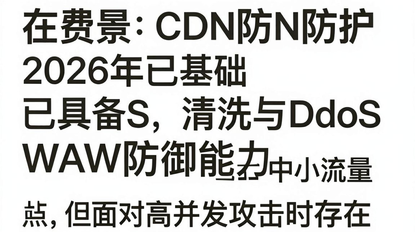 免费的cdn防护 免费的cdn防护