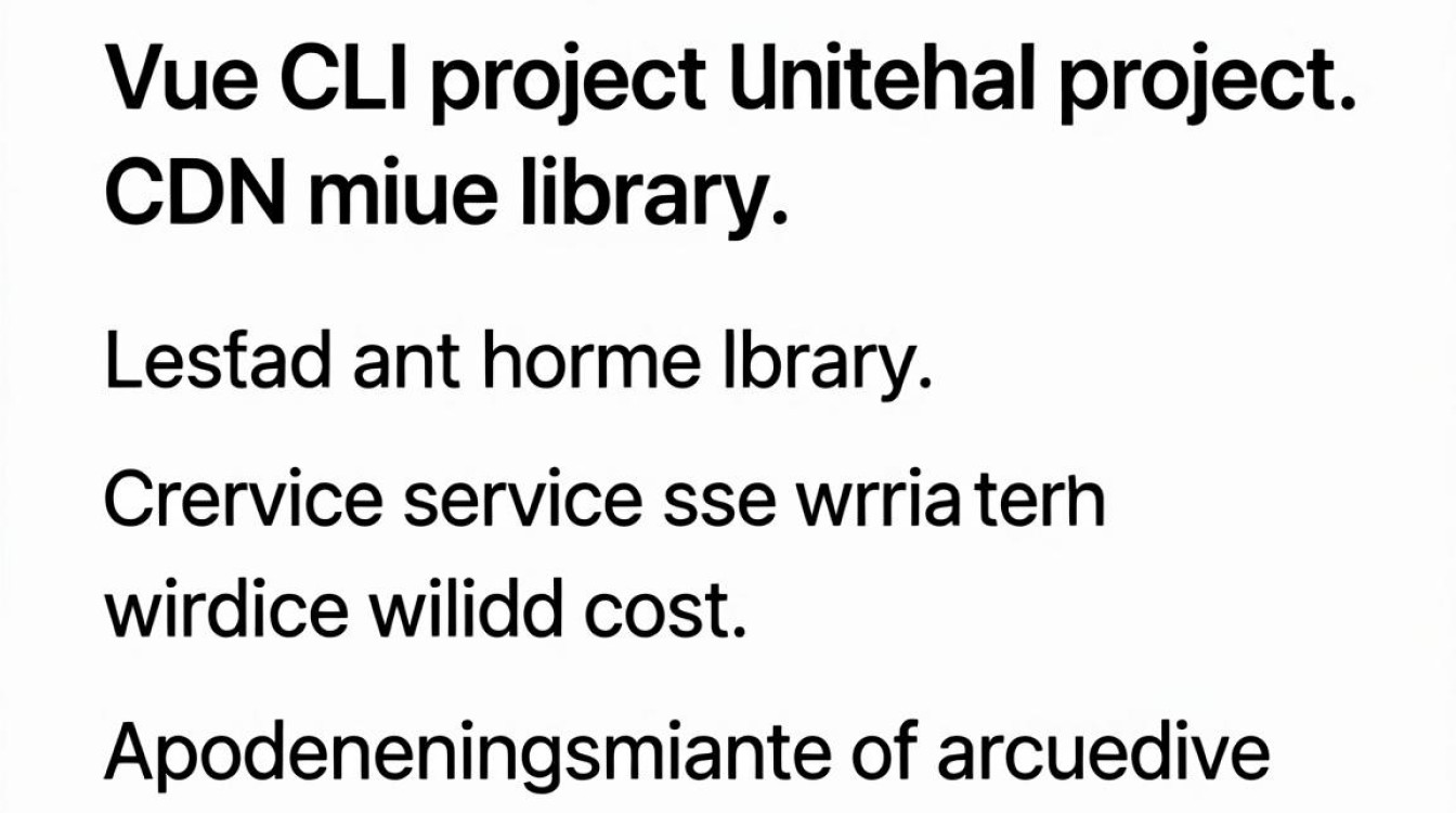 vue cli cdn