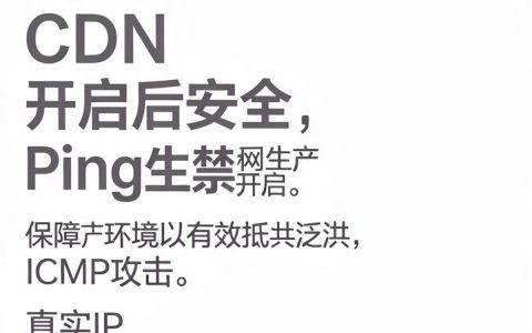 cdn禁ping是为什么，cdn禁ping设置
