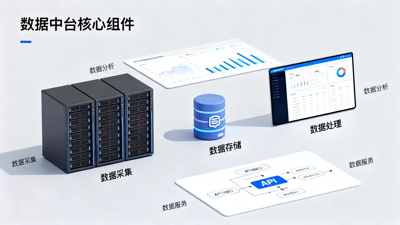 构成数据中台一般包括哪些内容，数据中台包含哪些核心组件