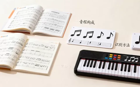 构成和识别音程的方法教学视频，音程怎么算？