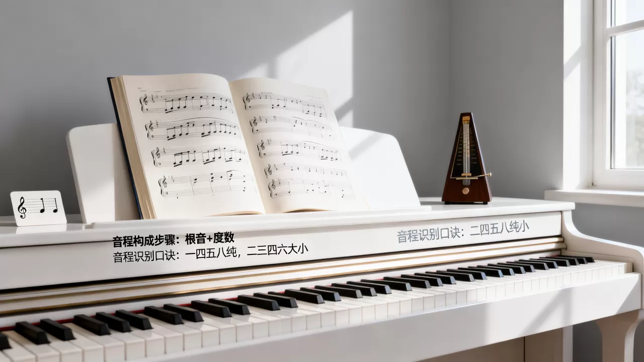 构成和识别音程的方法教学视频,音程怎么算,音程识别口诀 构成和识别音程的方法教学视频,音程怎么算,音程识别口诀