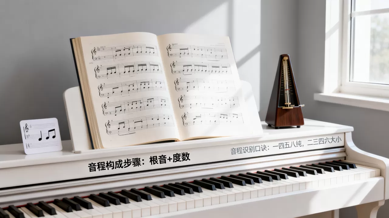 构成和识别音程的方法教学视频,音程怎么算,音程识别口诀 构成和识别音程的方法教学视频,音程怎么算,音程识别口诀