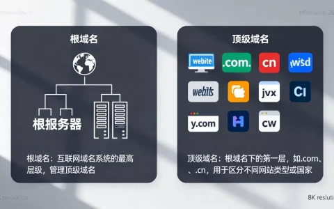 根域名和顶级域名区别是什么，根域名和顶级域名区别