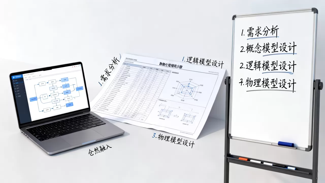 构建数据仓库模型的方法是什么，数据仓库建模步骤